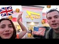 BRITISH Try IN-N-OUT BURGER for the FIRST TIME!