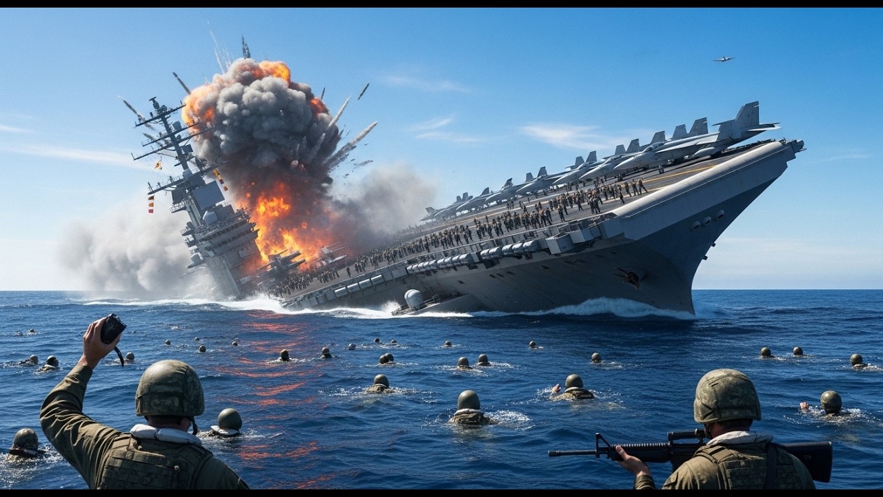 1 минуту назад! Американский авианосец затонул в Ормузском проливе. Что случилось?
