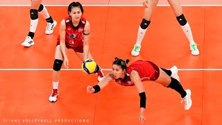 Thailand Volleyball Team Never Give Up - Mega Rally World Cup 2022