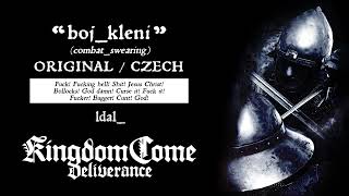 Kingdom Come: Deliverance | Czech Combat Swearing (English & Czech "boj_kleni" files)