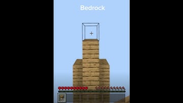 Bridging Minecraft Java VS Bedrock #minecraft #shorts