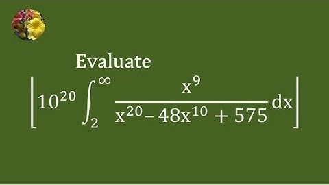 2023 MIT Integration Bee,  Finals Problem # 4