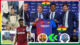 GOOD NEWS 🥰BARCELONA SET TO COMPLETE GHANAIAN YOUNG STAR DAVID ODURO FROM ACCRA LIONS DEAL