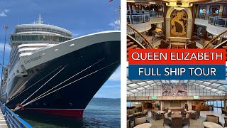 Cunard's Queen Elizabeth  FULL Cruise Ship Tour