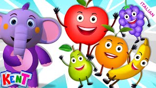 Cinque frutti carini che saltano sul letto🍍| Canzoni per bambini | Filastrocche
