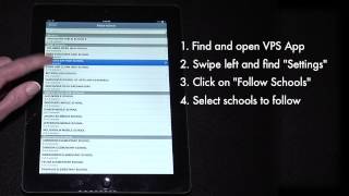 VPS Mobile App: Adjusting the Settings screenshot 5