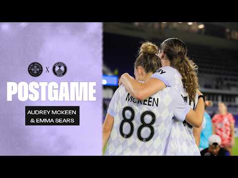 'We're building on good momentum' | Emma Sears & Audrey McKeen Postgame at Orlando Pride | 8.7.26