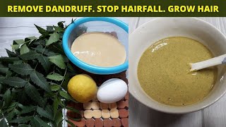 Hair packs to remove dandruff &amp; related problems, stop hair fall, grow hair fast and long.