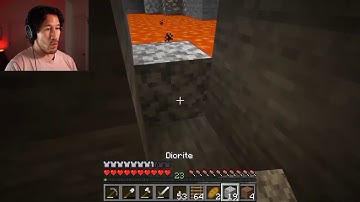 Markiplier Mines Diamond With Stone Pickaxe