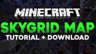 Skygrid Survival Map 1.8.8 | Download and Installation Tutorial