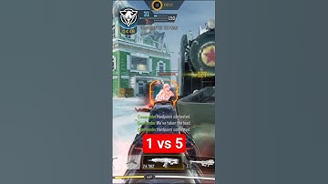 1 vs 5 with AK 117 Lava Remix to capture and defend hardpoint