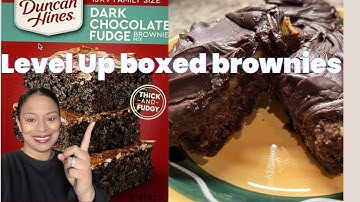 Doctored Brownie Mix | How to Improve Boxed Brownies