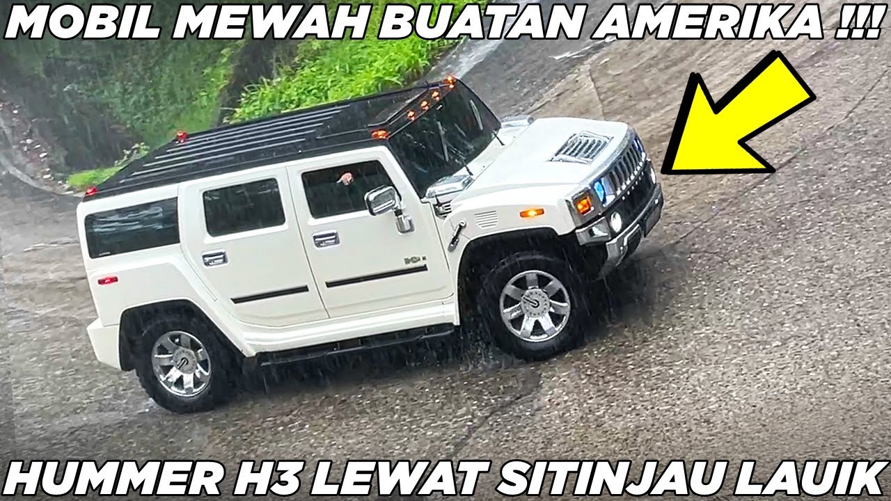 Keren👍 Momen Langka Mobil Mewah Hummer Buatan Amerika Lewat Sitinjau Lauik
