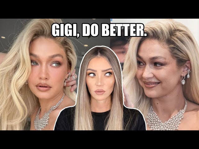 Gigi, step away from the facetune. class=