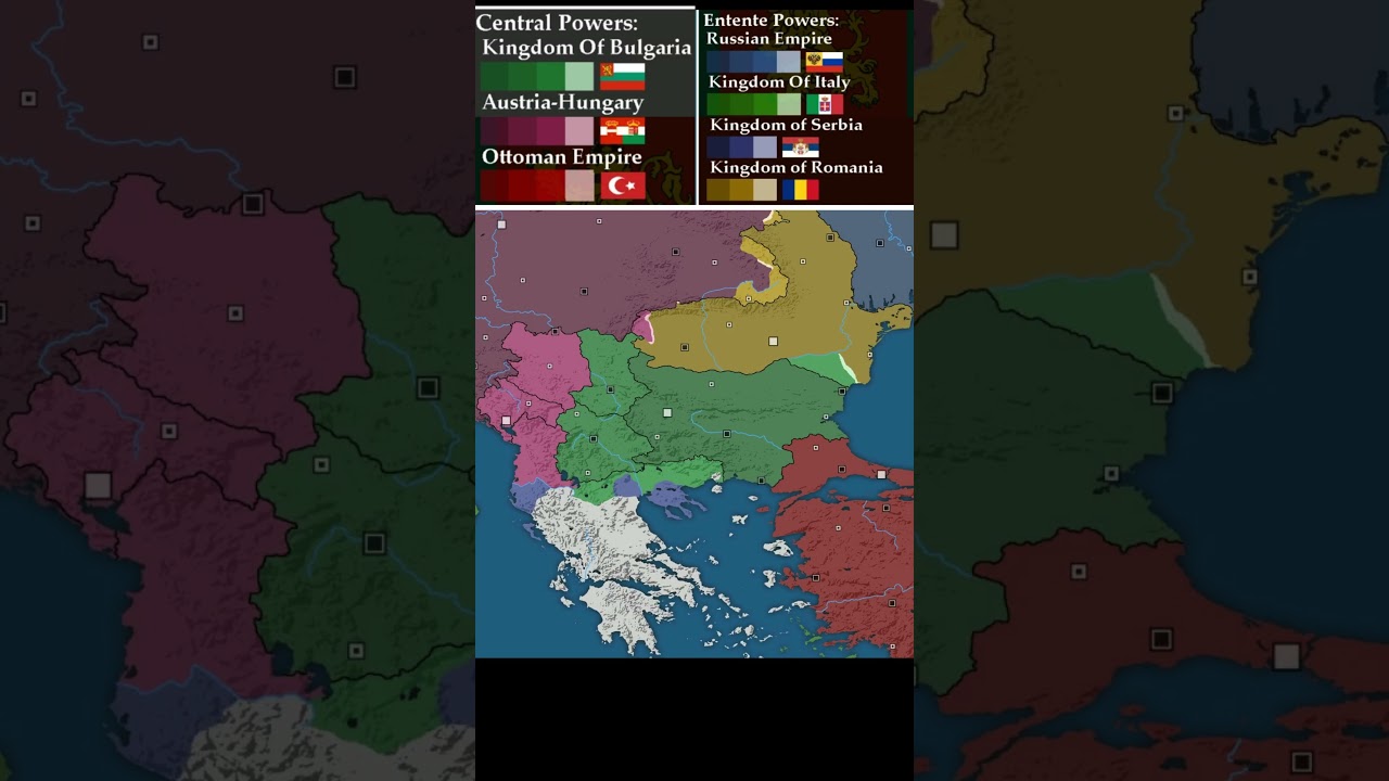 Alternate balkan front of ww1 (alternate history) 