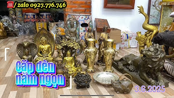 Cặp đèn 5 ngọn _ Phật thích ca bằng đồng _ tượng công giáo. Ngày 3/6/2025 #đồđồngnguyễnnghi