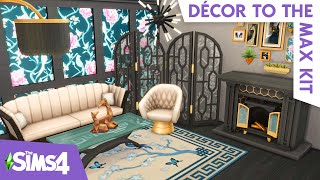 NEW ECLECTIC ITEMS // The Sims 4 Décor to the Max Kit Build & Buy Overview