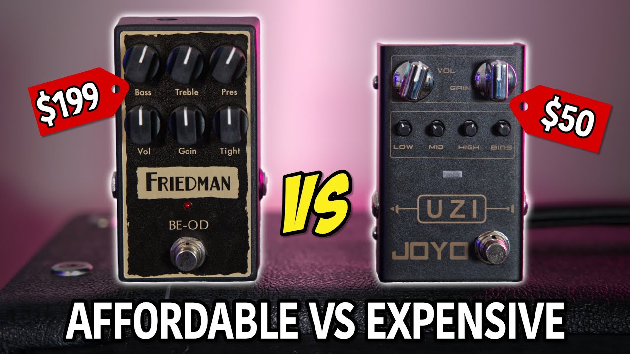 Joyo Uzi Distortion Pedal vs. Friedman BE-OD - British High-Gain Tones  (Affordable vs. Expensive)