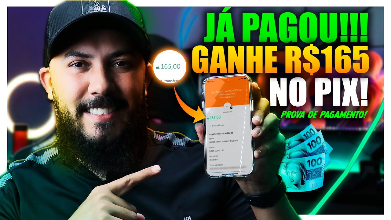 APP PAGANDO VIA PIX [PAGOU R$165,00] Aplicativo que paga de verdade pra jogar – DINHEIRO ONLINE