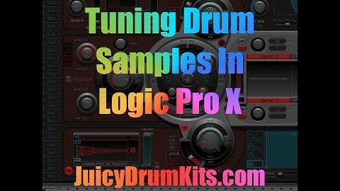 Tuning Drum Samples Using Ultrabeat In Logic Pro X - JuicyDrumKits com