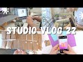 studio vlog 22 - engraving wood ornaments, jewelry photography, packing orders, small business love