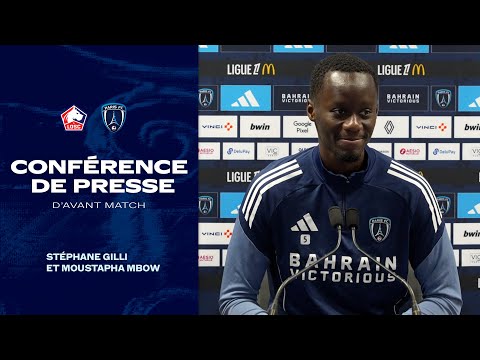 La conférence de presse avant Lille