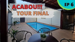 Tour Completo Na Obra Pronta Churrasqueira Gourmet Com Piscina.