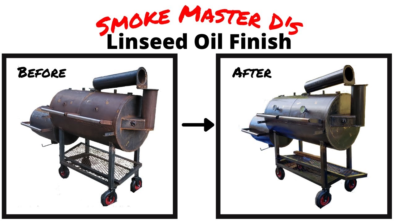 Linseed Oil and Seasoning of my New Bellfab Smoker YouTube