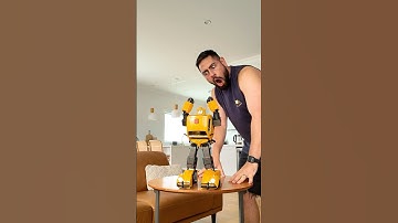 Unboxing The Worlds First Fully Automatic Transforming Bumblebee Robot @RobosenOfficial #robosen