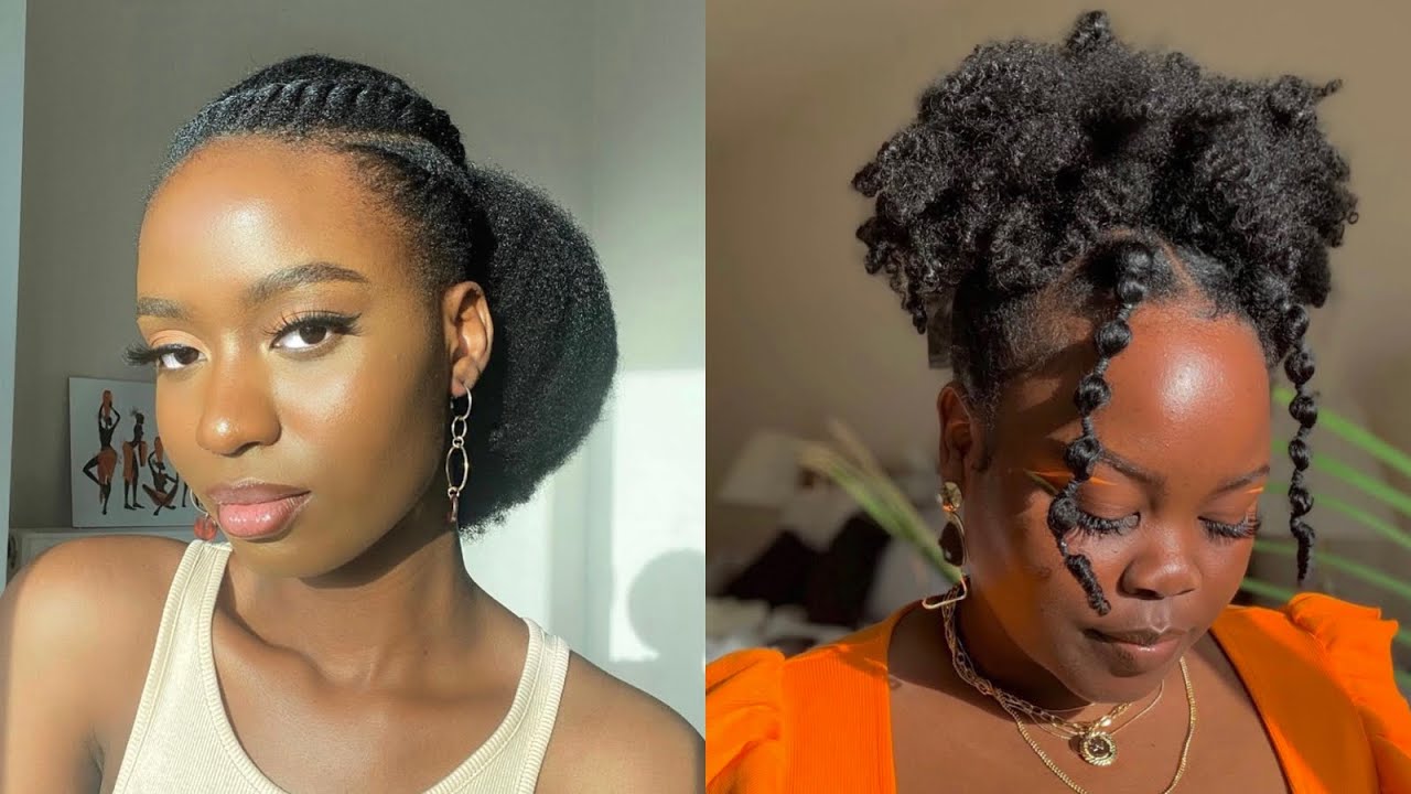 5+ BEAUTIFUL NATURAL HAIRSTYLES FOR BLACK WOMEN - YouTube