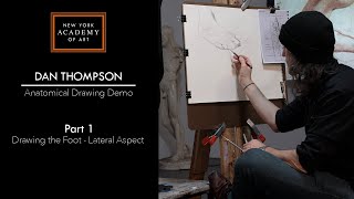 How to Draw the Foot  Demo Part 1 by Dan Thompson