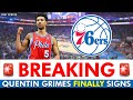 🚨JUST IN! Quentin Grimes SIGNS Qualifying Offer With 76ers | Full Details & Analysis