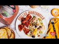 Authentic family recipe, Mortadella grilled salad