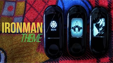 Ironman Theme for Mi band 3 | Custom Firmware