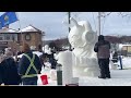 Lake Geneva Winterfest features snow sculpting competition | ChicagoLIVE