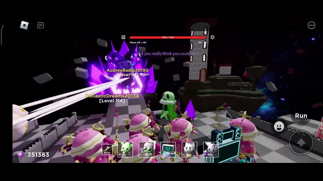 Beating The final boss of the game Jester (tower heroes) YouTube