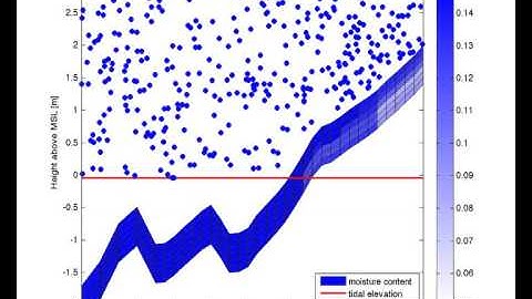 Hydrology modeling using HYDRUS1D: 1 month at Kijkduin