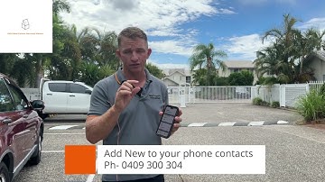 How to open gate from your phone