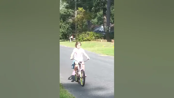 On her own!!