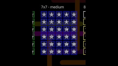 Flow Free Walkthrough 7x7 Medium Regular Pack