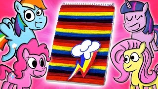 My Little Pony Craft: Rainbow Dash Notebook - Crafts For Kids At Cool School!