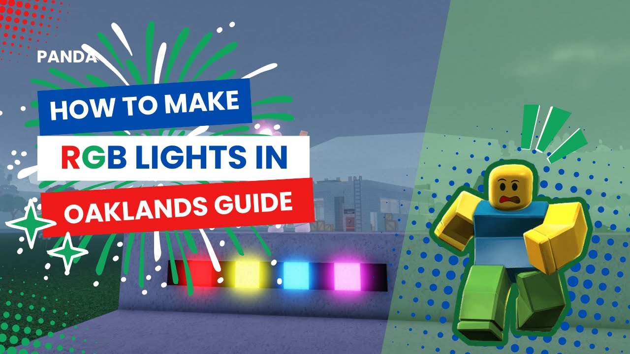 How to Build Color Changing Lights in Oaklands with Logic | ROBLOX