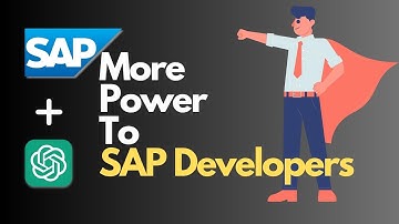 What is it for SAP Developers? #sap #chatgpt #opportunities #openai