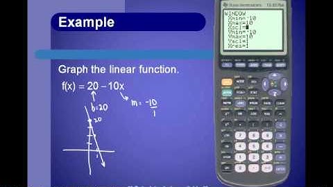 College Algebra Topic 3.1 Video