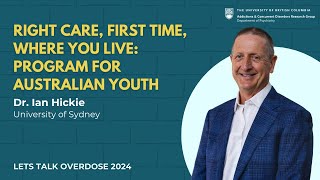 Right care, first time, where you live: program for Australian youth