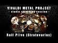 Rolf Pilve (Stratovarius) - Drums recording session for Vivaldi Metal Project new album!