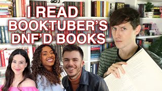 I READ BOOKTUBER'S DNF'D BOOKS  ft. @jack_edwards @thisstoryaintover @BookswithEmilyFox