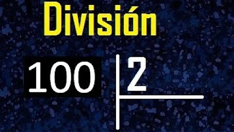 Quanto que é 100 dividido por 2?