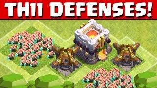 Clash of Clans - TOWN HALL 11 DEFENSES! 