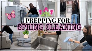 PREPPING FOR SPRING CLEANING | *NEW* SPRING CLEANING MOTIVATION 2020 | 2020 SPRING CLEAN WITH ME